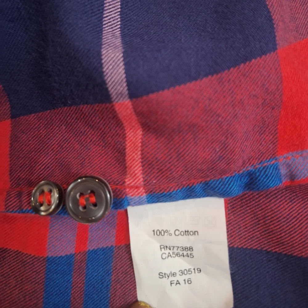 J.CREW BUNDLES  Navy and Red Plaid Button Down Shirts